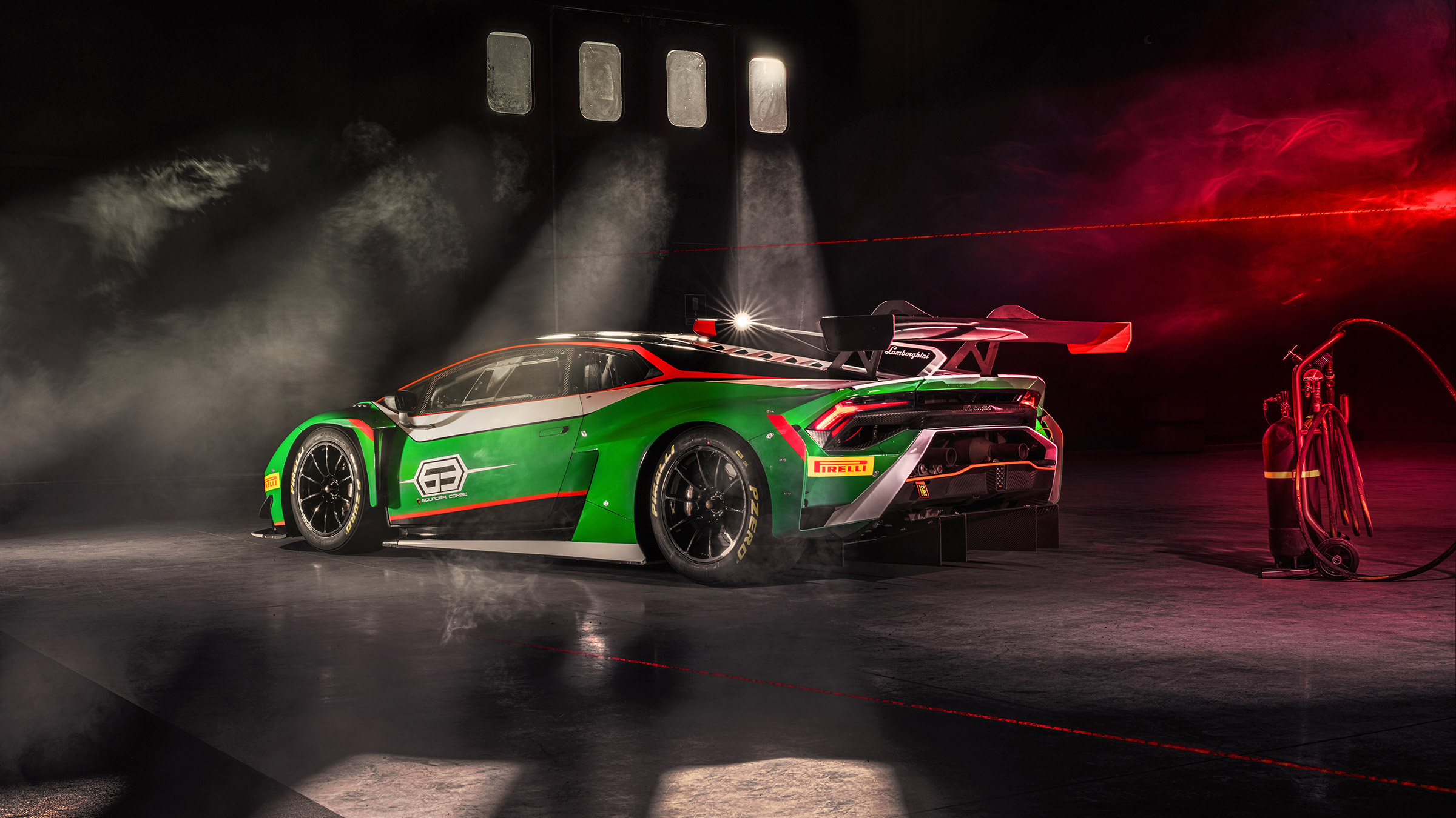Lamborghini Huracan GT3 EVO2 – rear quarter