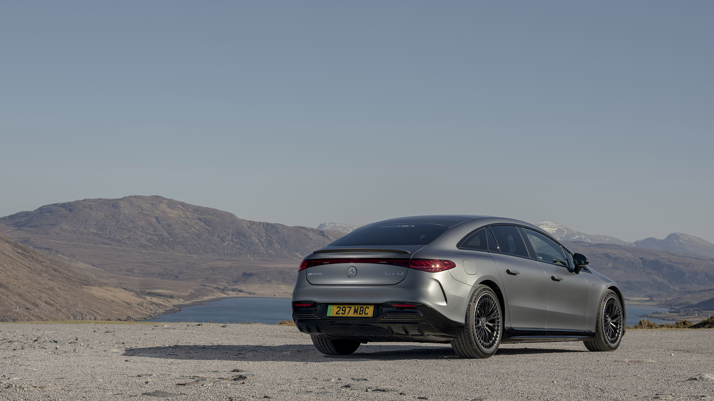 Mercedes-AMG EQS53 – rear quarter static