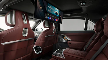 BMW M760e – rear interior