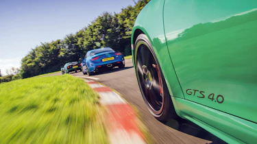 Porsche Cayman GTS 4.0 v Life110 Alpine A110 v Lotus Exige Sport 410