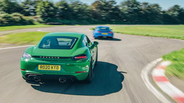 Porsche Cayman GTS 4.0 v Life110 Alpine A110 v Lotus Exige Sport 410