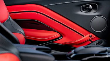 Aston Martin V12 Vantage review – door card