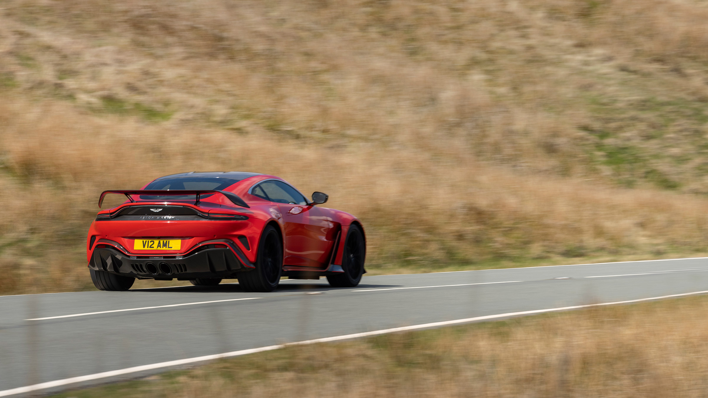 Aston Martin V12 Vantage review – rear pan