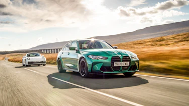 BMW M3 Competition v Alfa Romeo Giulia Quadrifoglio v Porsche 911 Carrera