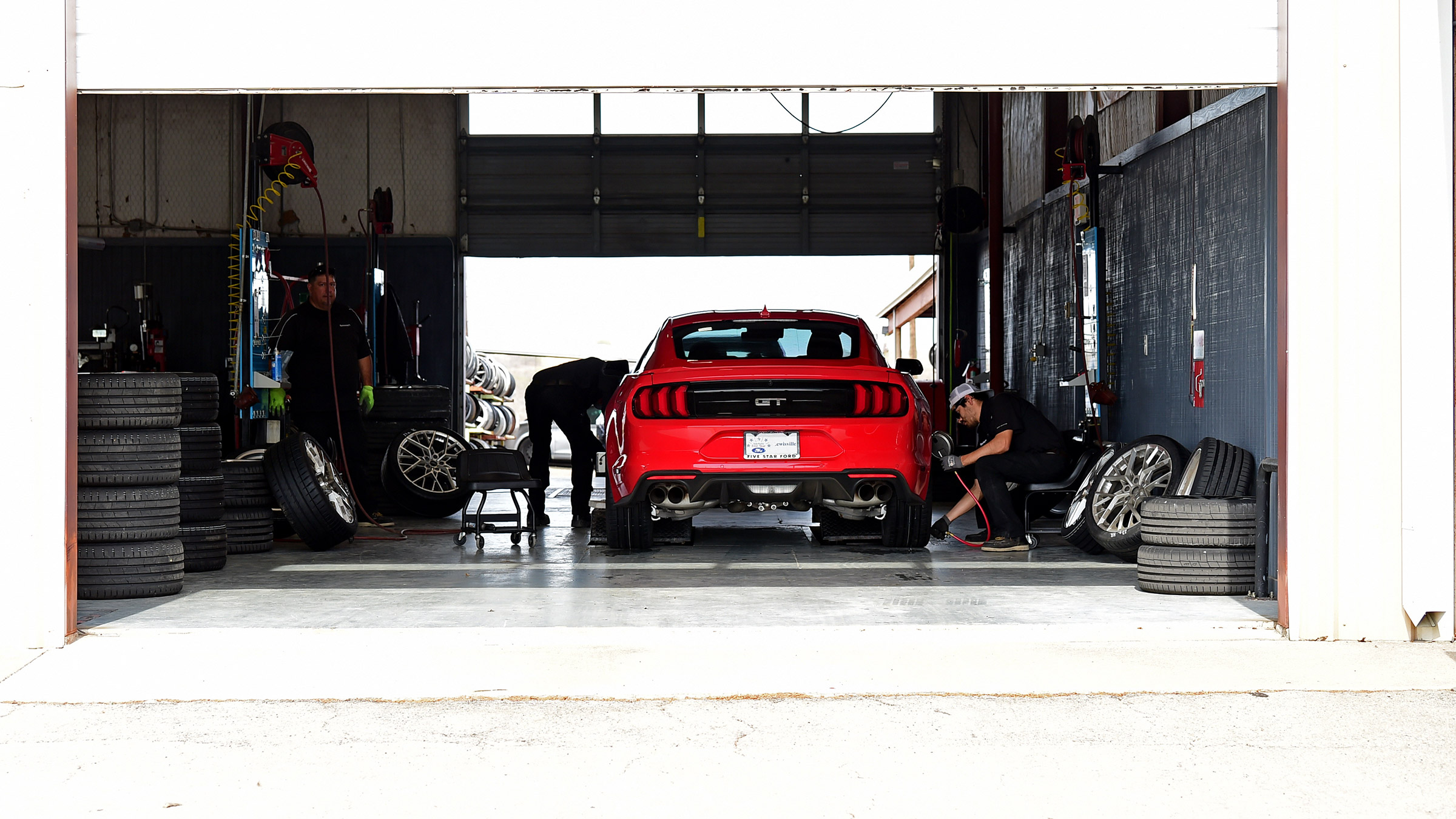 UHP tyre test Conti7 – garage