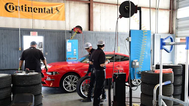 UHP tyre test Conti7 – factory