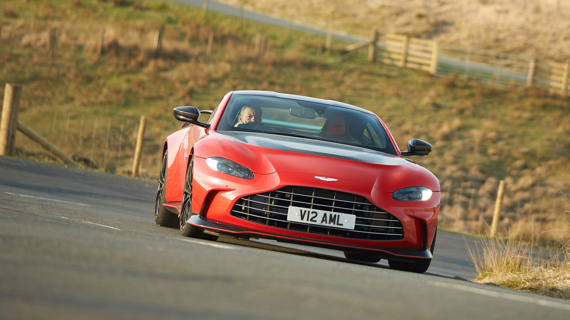 2023 Aston Martin V12 Vantage review – header Matt Howell