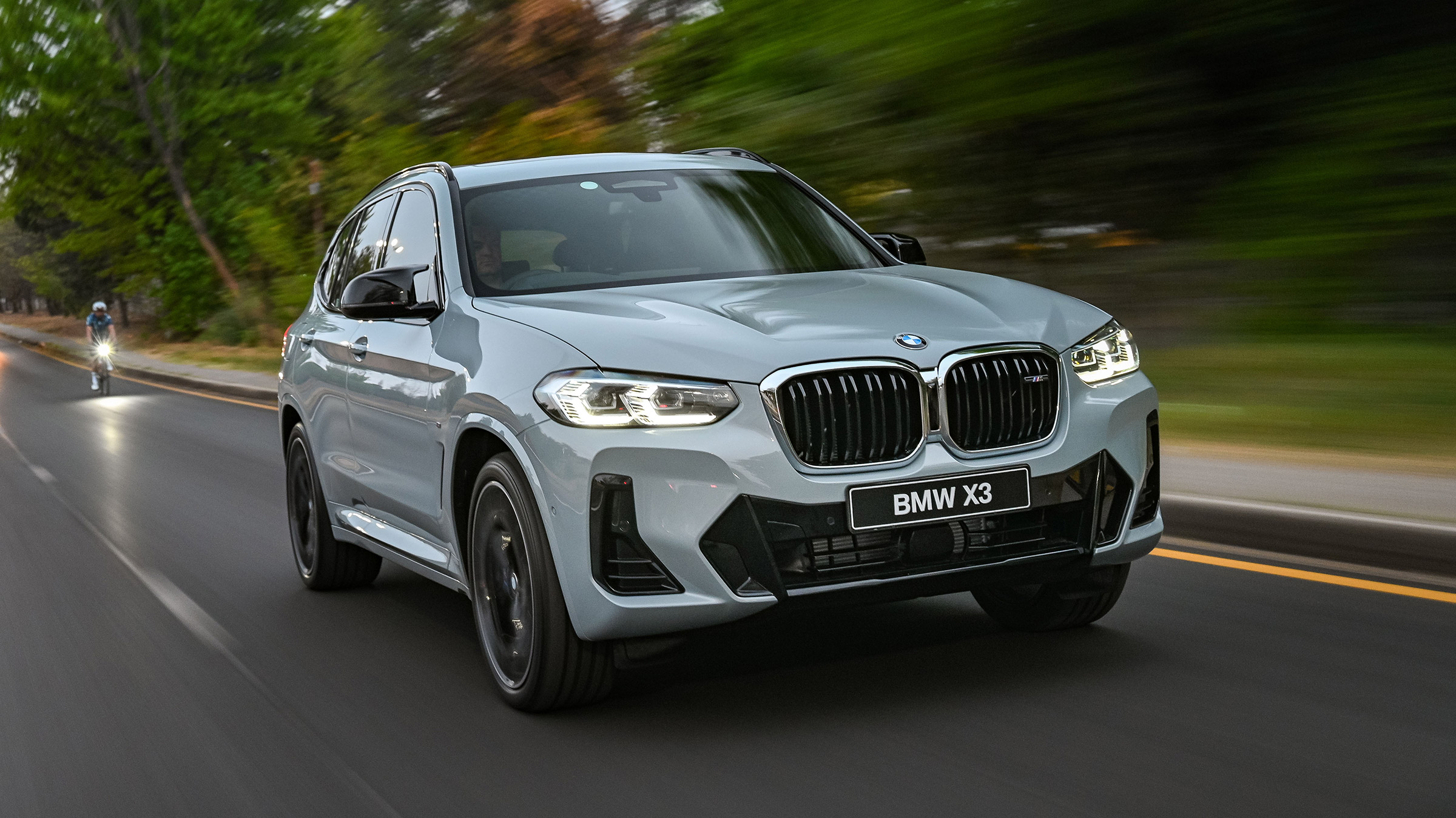 BMW X3 M40d – front tracking