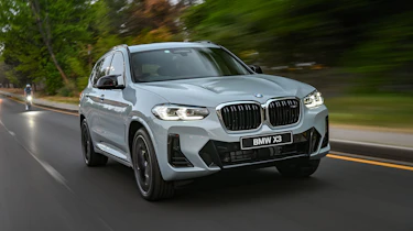 BMW X3 M40d – front tracking