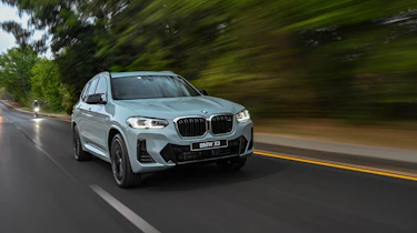 BMW X3 M40d – front tracking