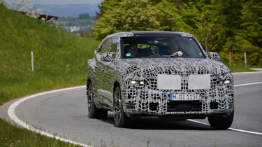 BMW XM prototype drive – front cornering header