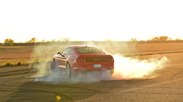 UHP tyre test Conti7 – burnout