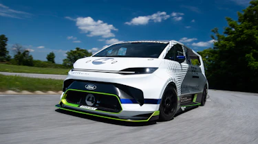 Ford Pro Electric SuperVan – front quarter