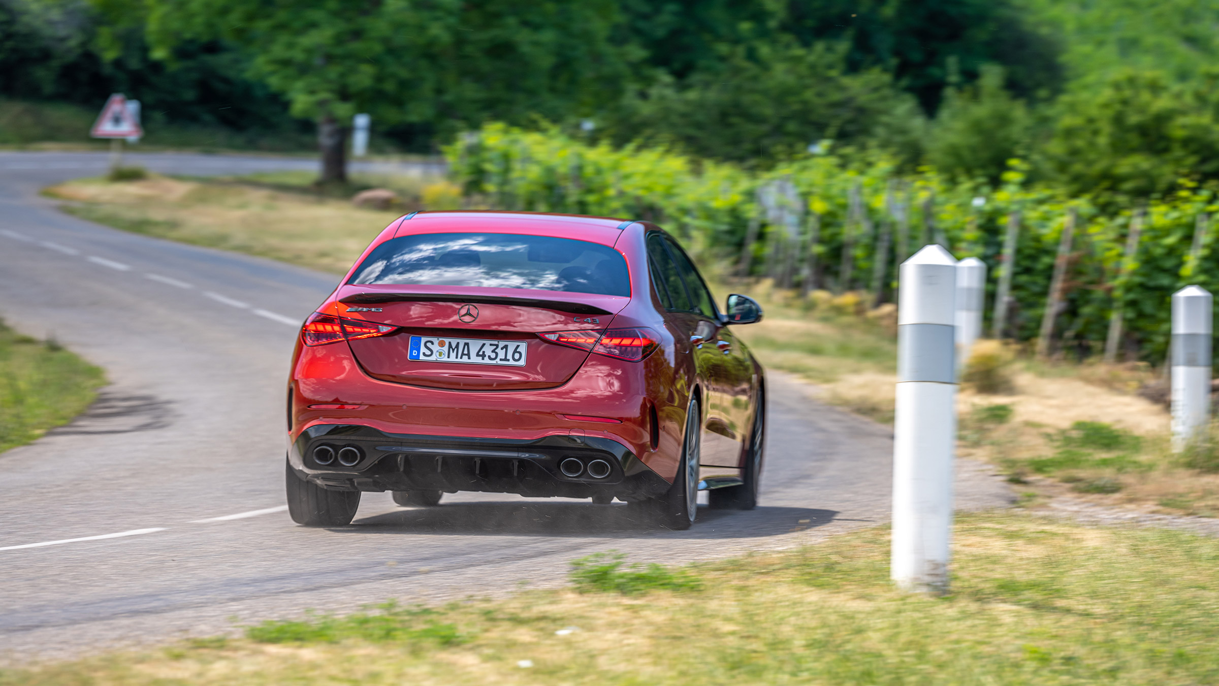Mercedes-AMG C43 – rear cornering
