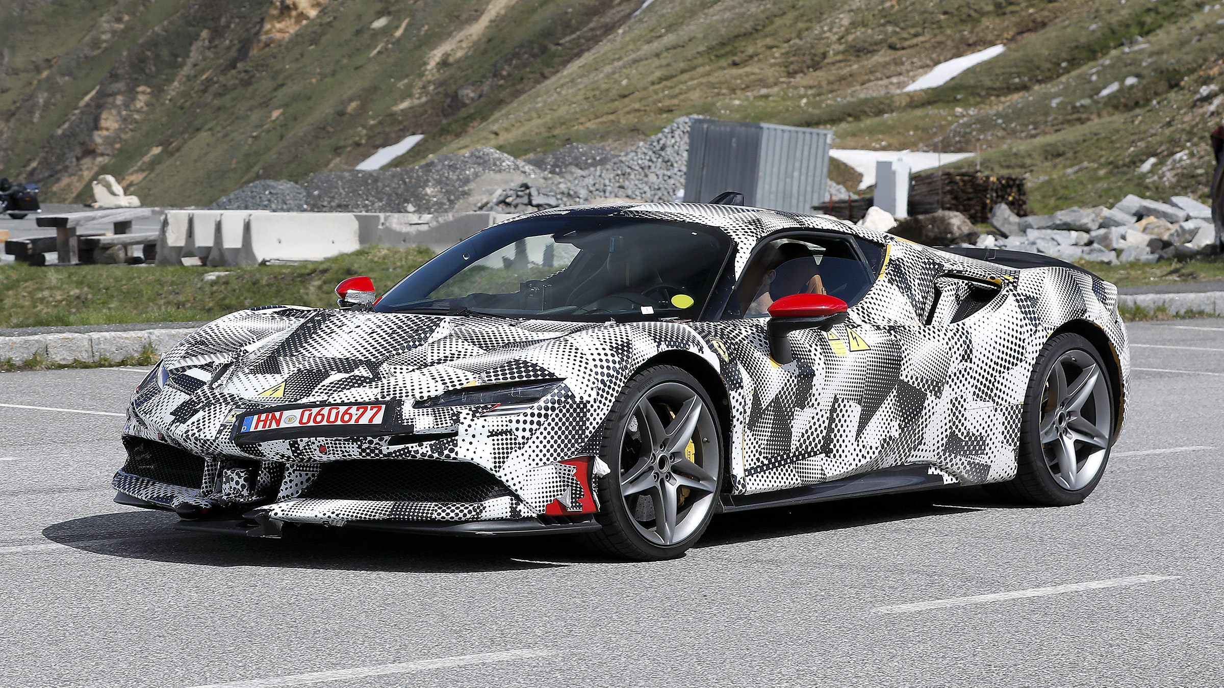 Ferrari SF90 mule – front quarter
