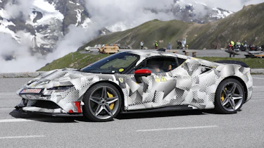 Ferrari SF90 mule – side