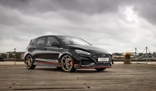 Hyundai i30 N Drive-N UK – front quarter