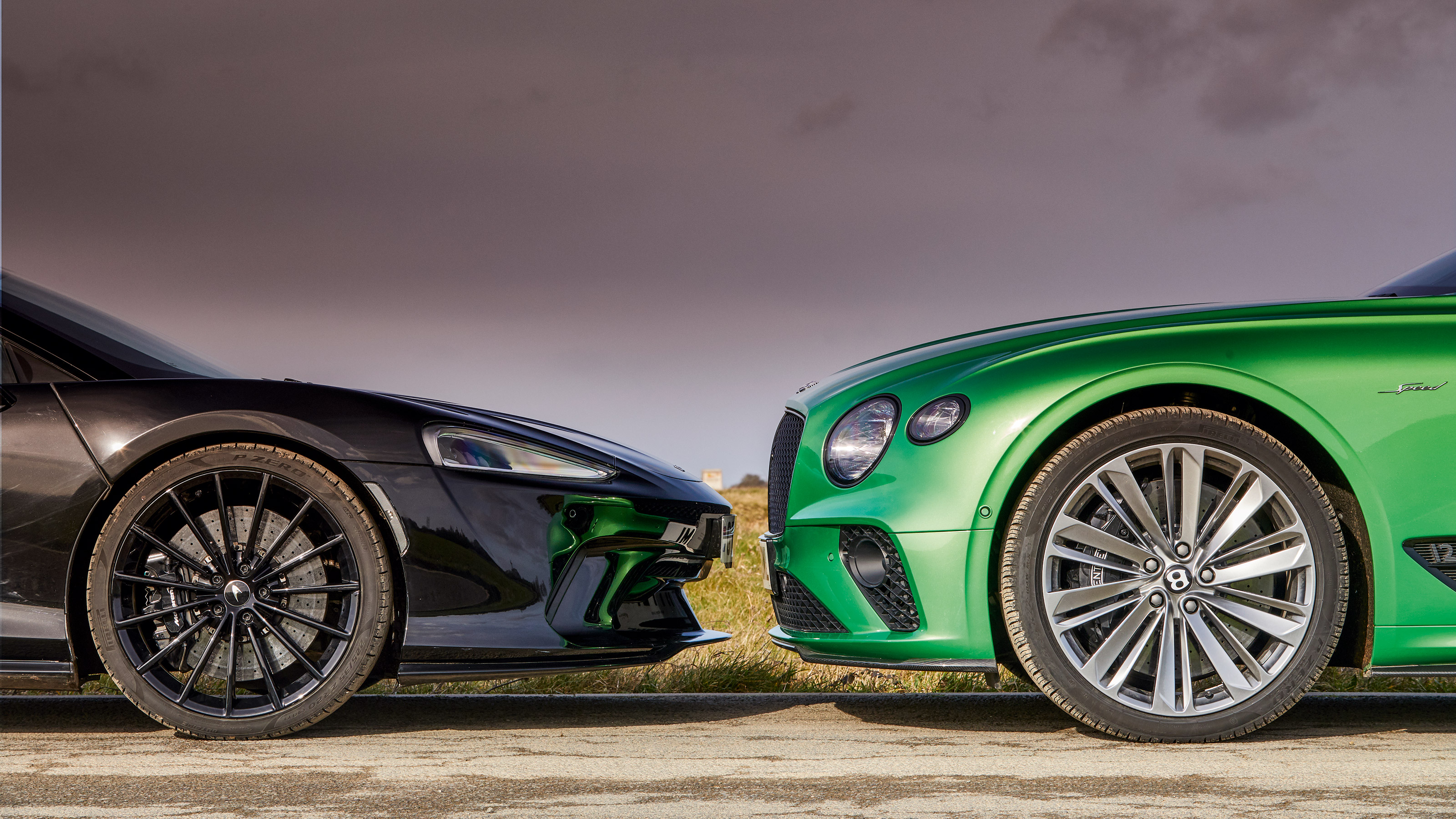 McLaren GT and Bentley Continental GT Speed