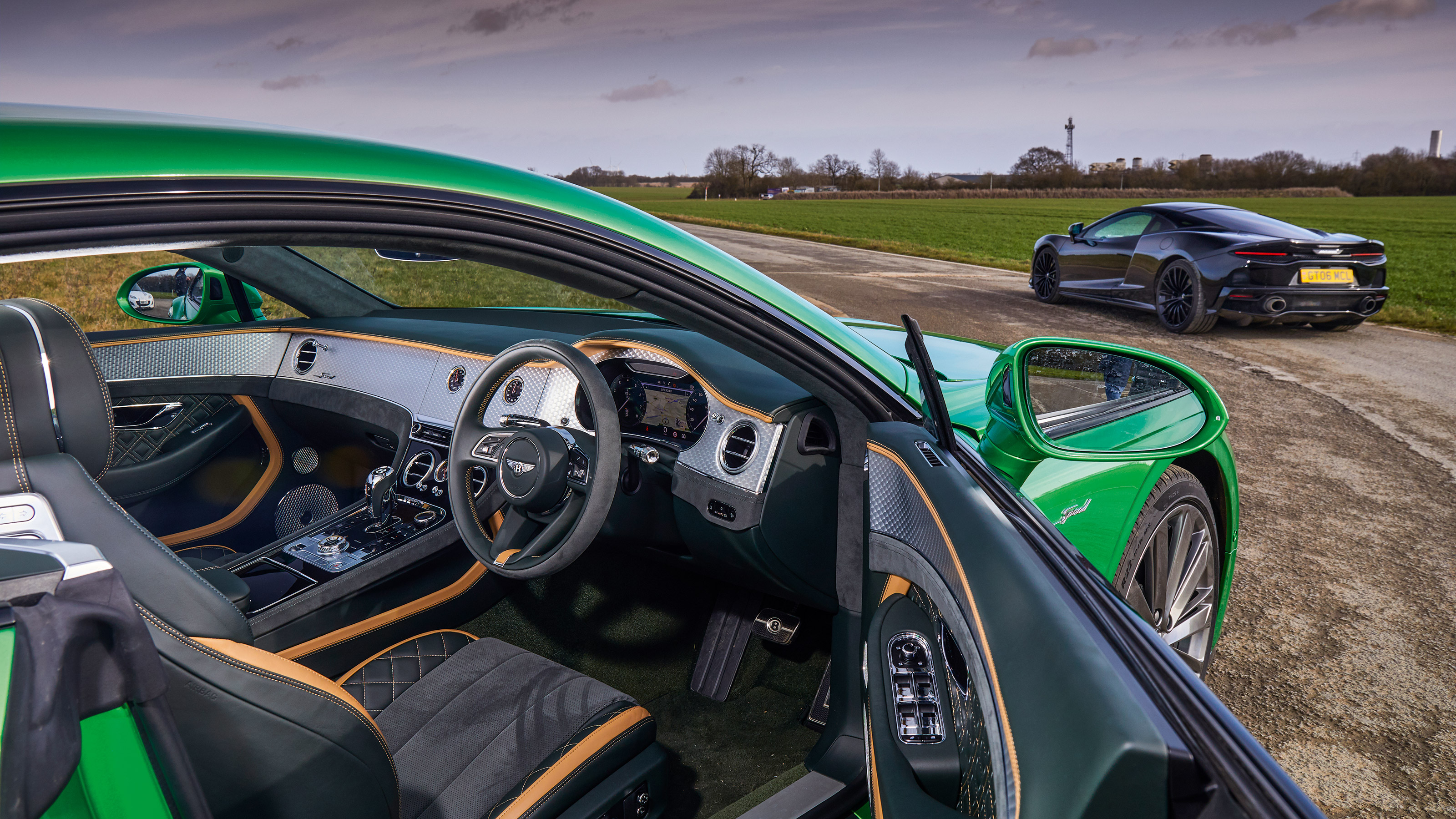McLaren GT and Bentley Continental GT Speed