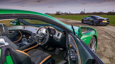 McLaren GT and Bentley Continental GT Speed