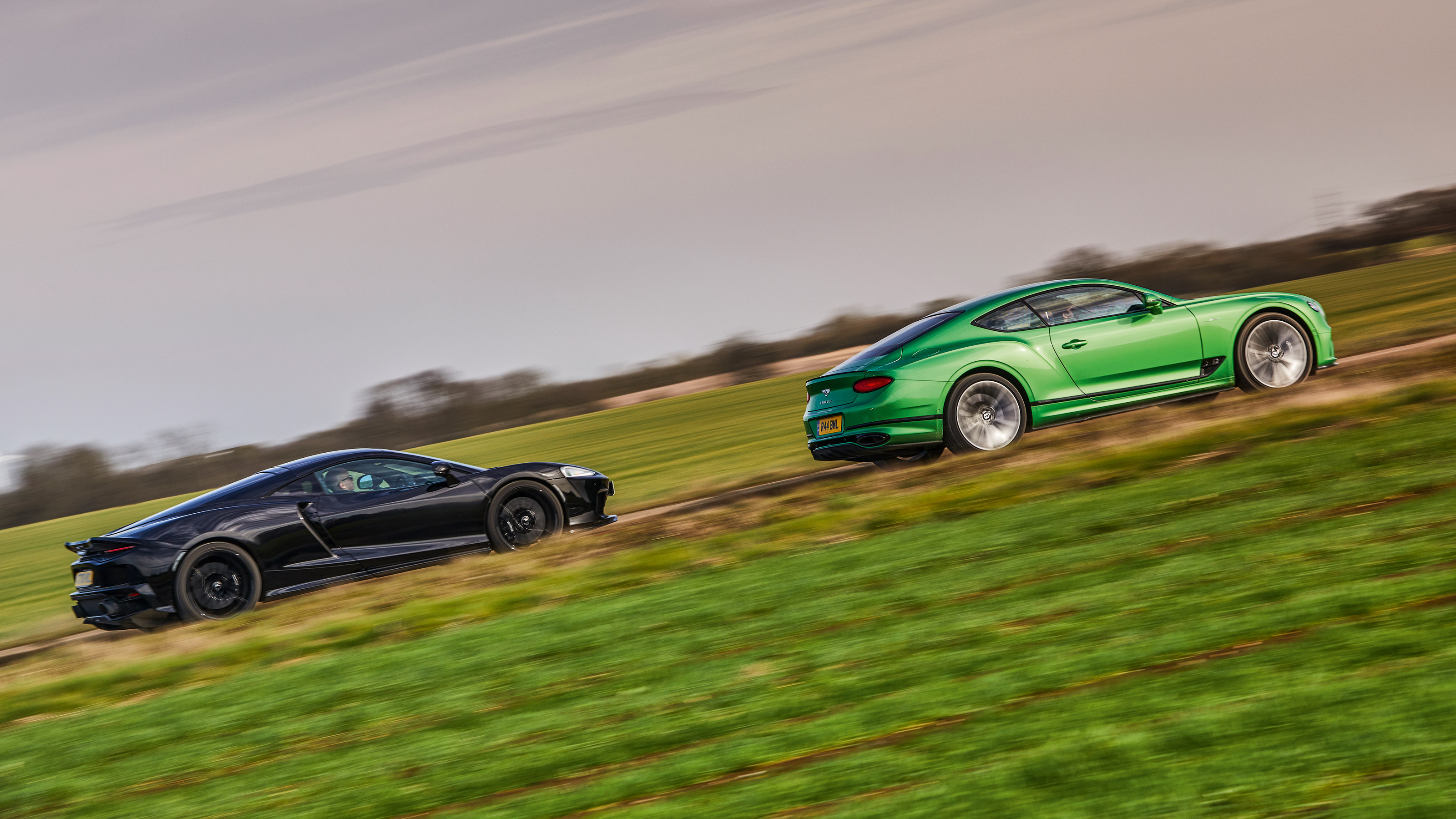 McLaren GT and Bentley Continental GT Speed