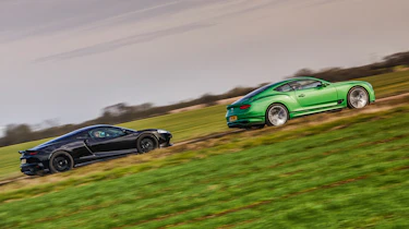 McLaren GT and Bentley Continental GT Speed