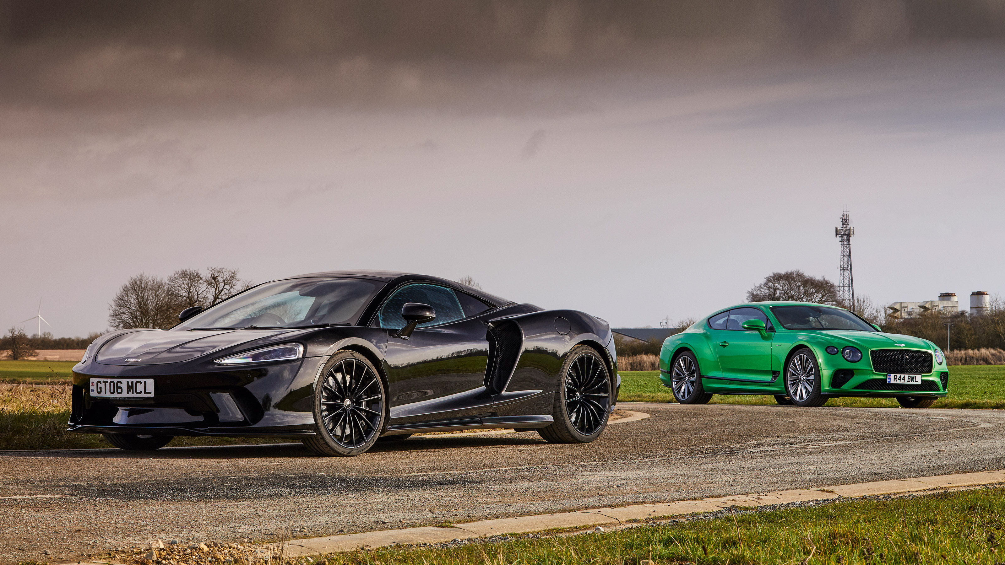 McLaren GT and Bentley Continental GT Speed