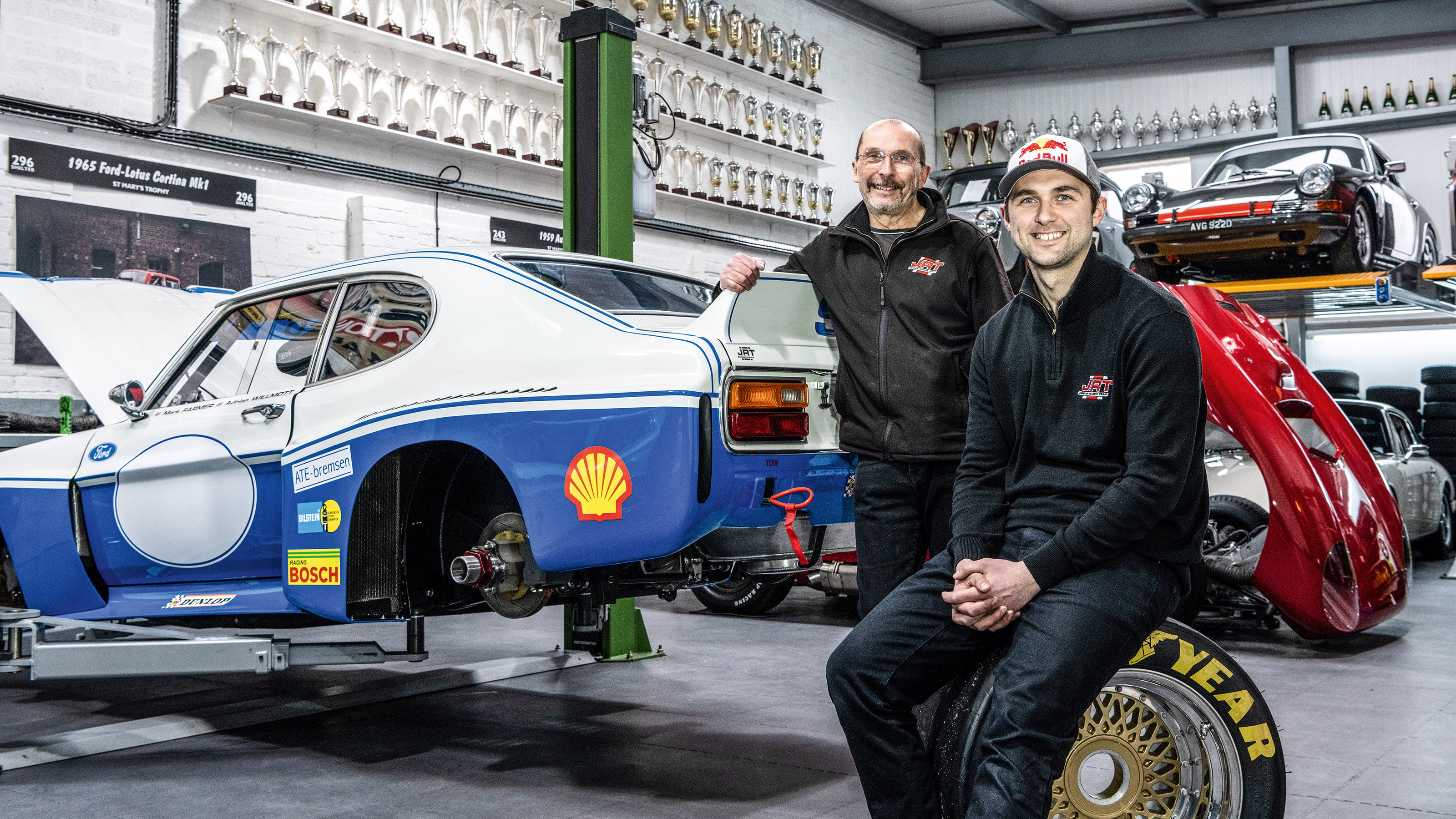 Mike and Andrew Jordan cars