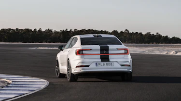 Polestar 2 BST Edition 270 – stripe rear quarter