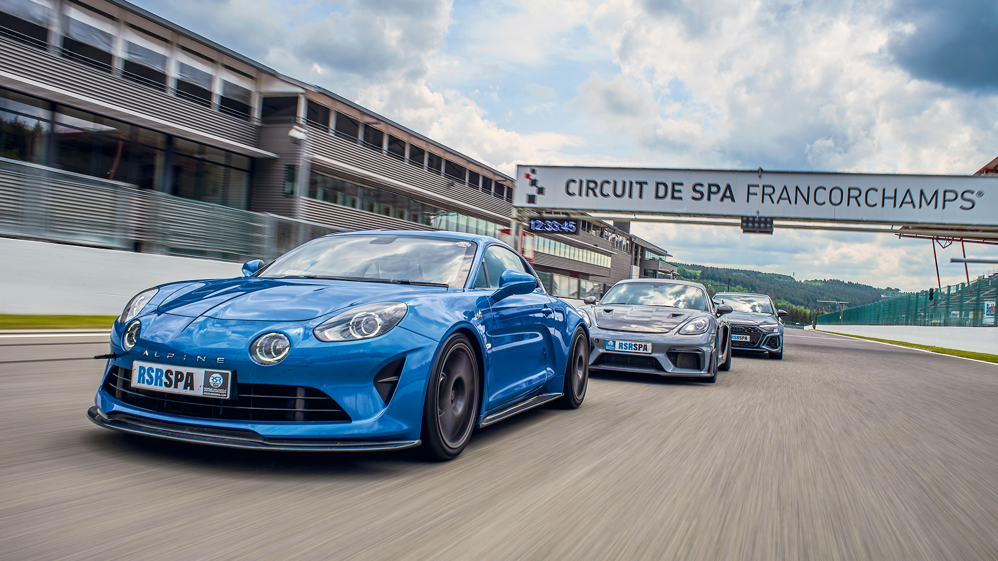Spa track day straight