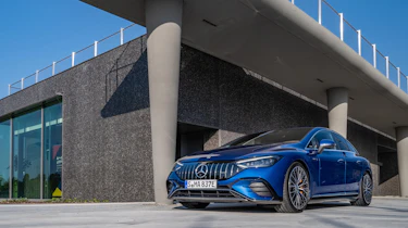 Mercedes-AMG EQE53 – front quarter static