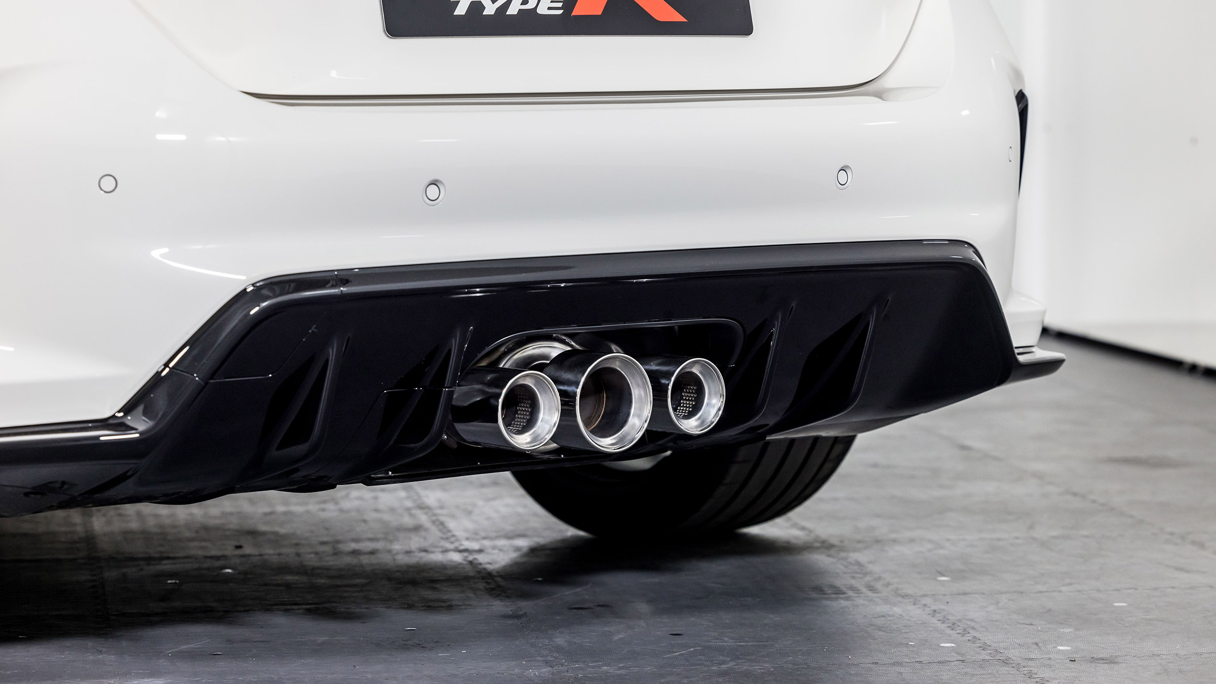 Honda Civic Type R studio – exhaust