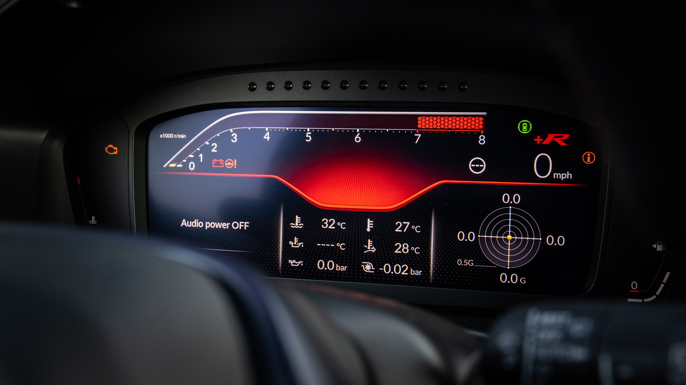 Honda Civic Type R dynamic – dial pack