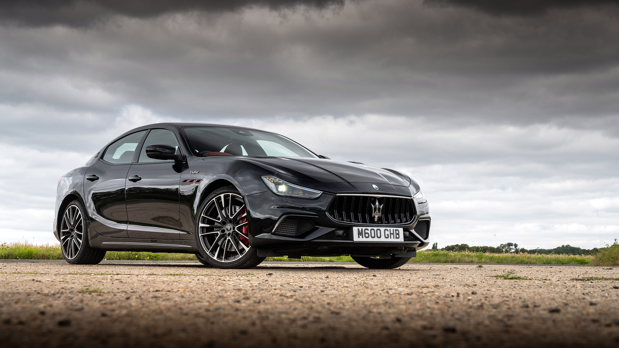 Maserati Ghibli Trofeo review – front quarter