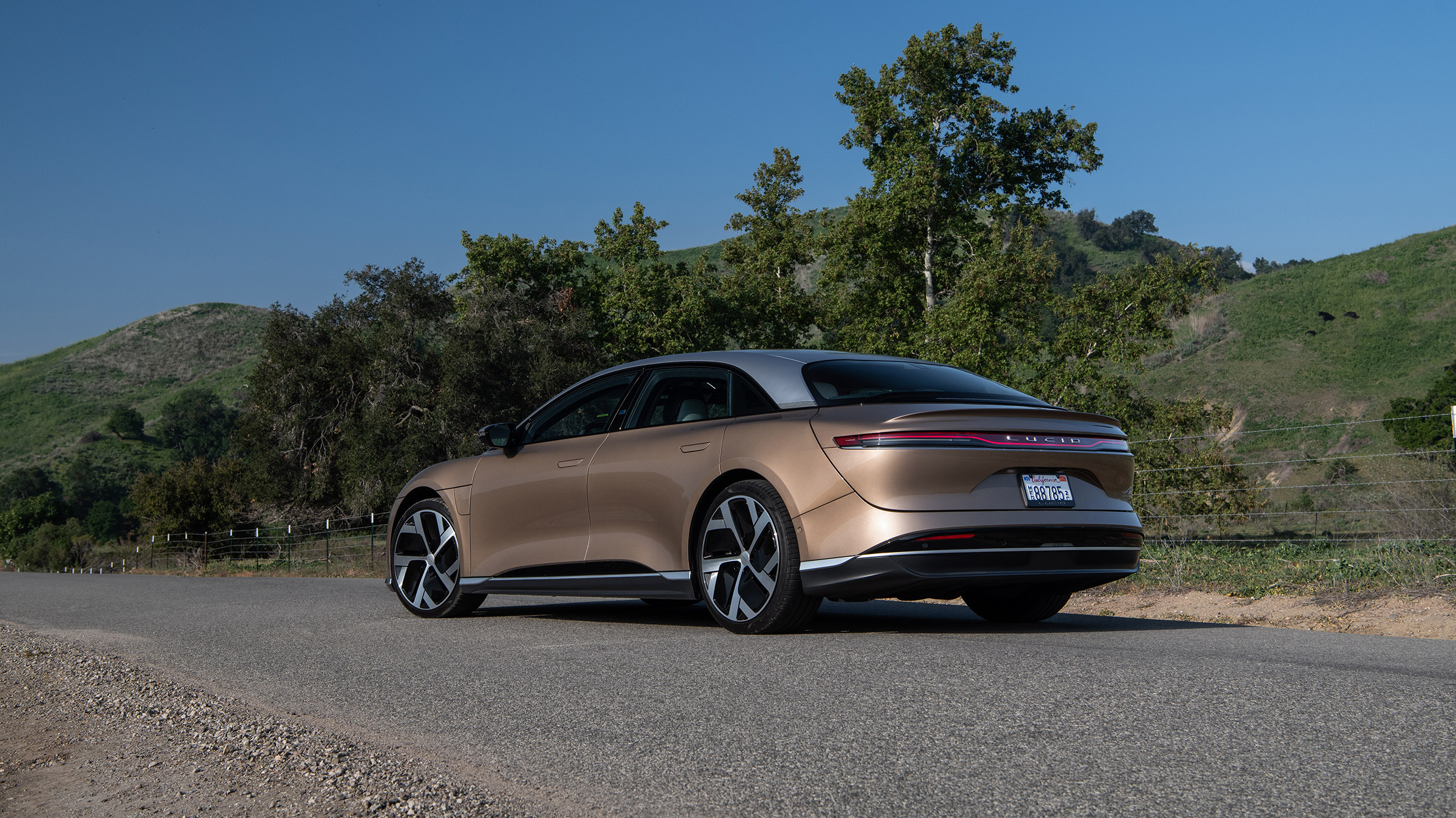 Lucid Air – rear quarter static