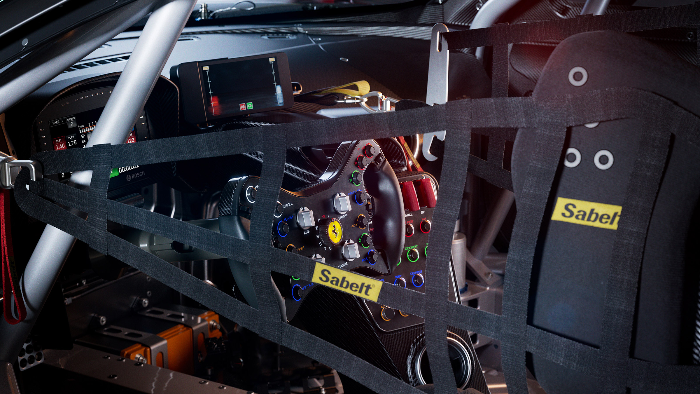 Ferrari 296 GT3 – cabin