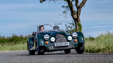 Morgan Plus Four – front action