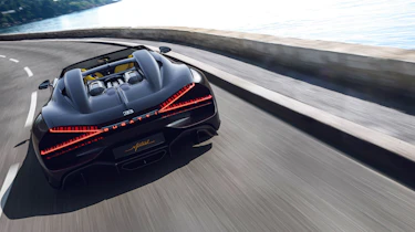 Bugatti Mistral – action – rear