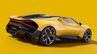 Bugatti Mistral – yellow rear
