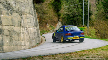 Subaru Impreza Turbo 555 – rear action
