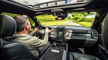 Hennessey Mammoth – interior driving