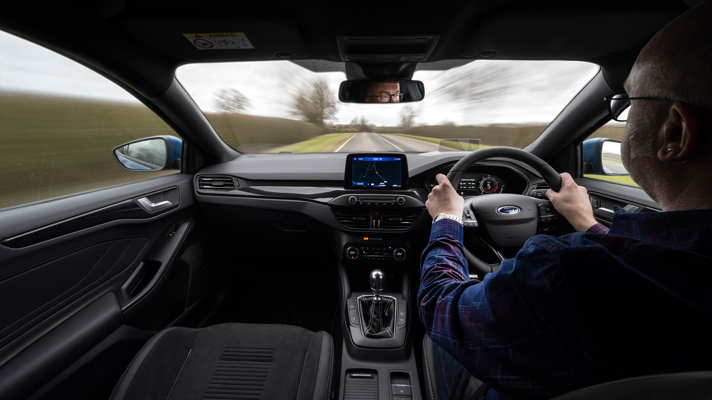 Ford Focus ST Estate FF – interior driving
