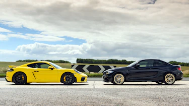 BMW M2 CS v Porsche 718 Cayman GT4