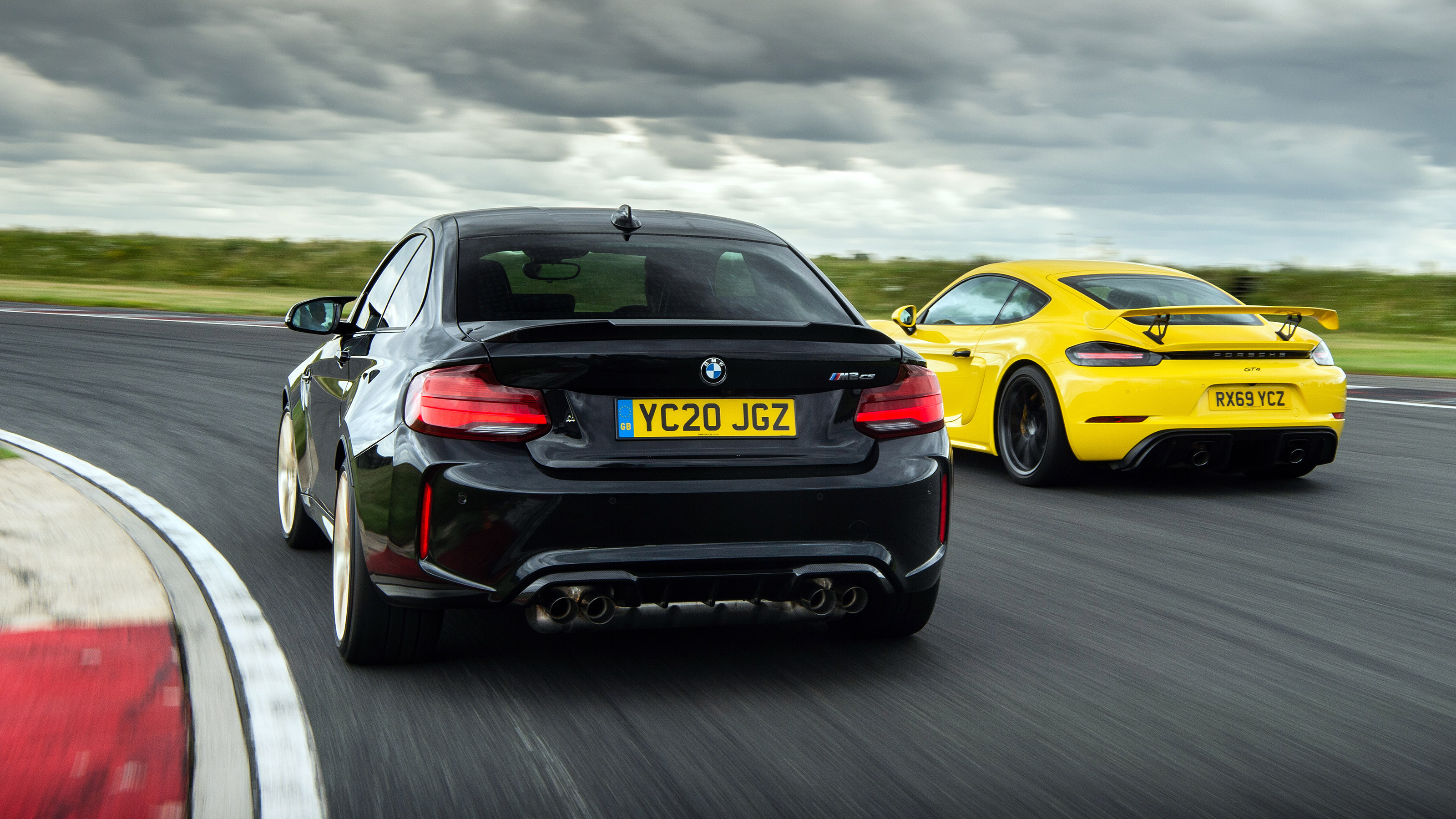 BMW M2 CS v Porsche 718 Cayman GT4