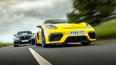 BMW M2 CS v Porsche 718 Cayman GT4