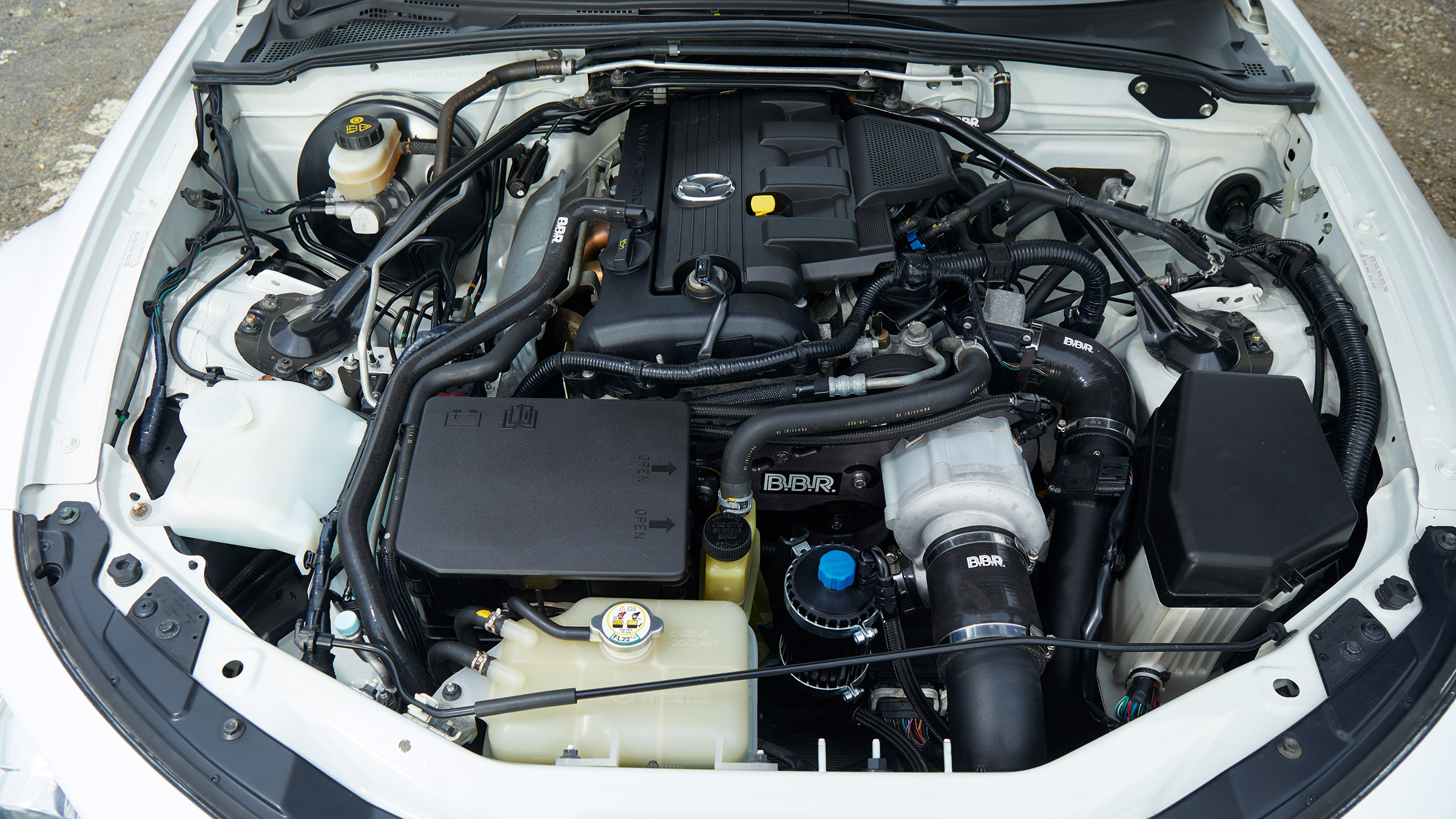 Mazda MX-5 BBR Supercharged – engine