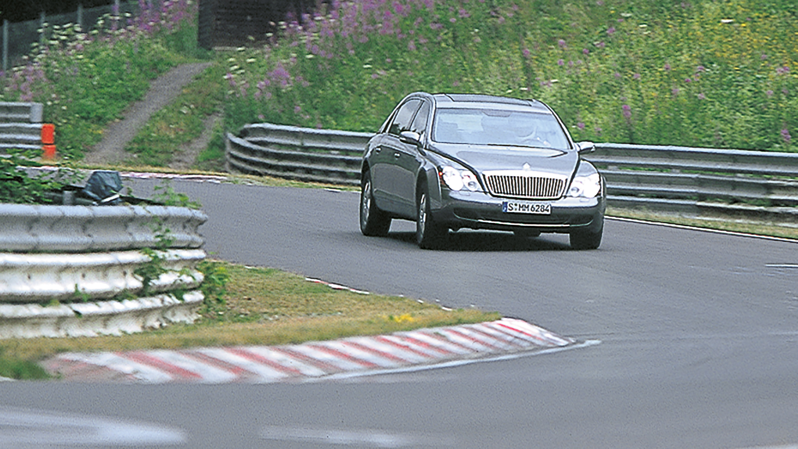 Maybach around the Nurburgring