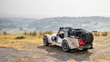 Morgan Plus Four CX-T – rear quarterMorgan Plus Four CX-T –