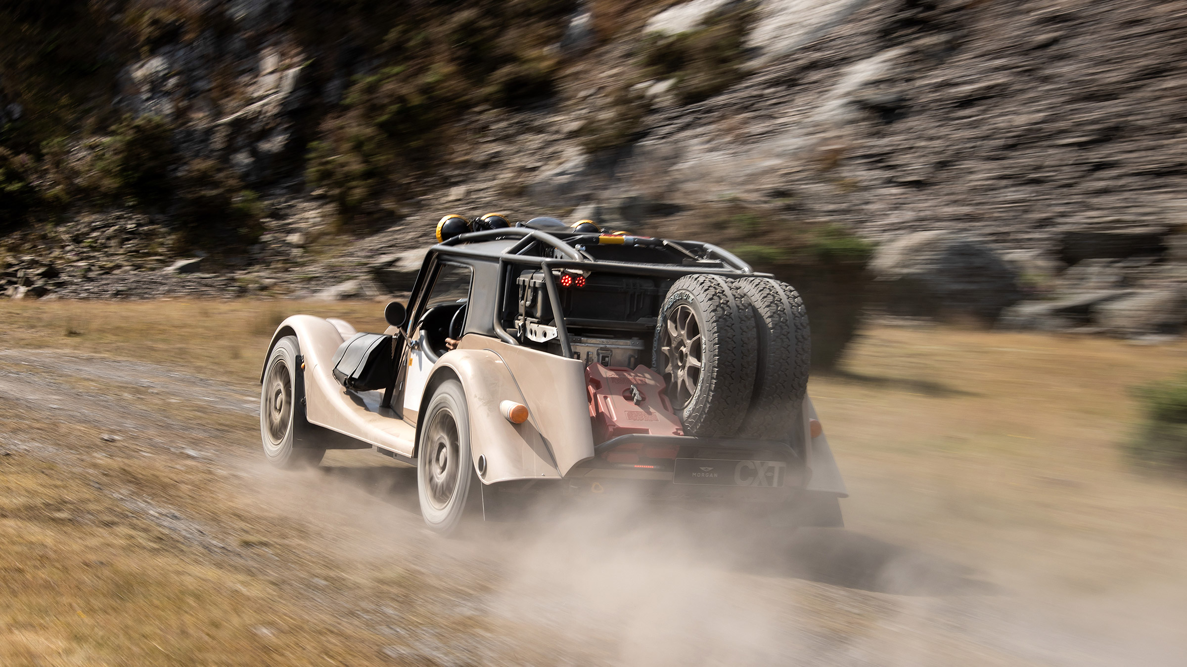 Morgan Plus Four CX-T – rear quarter