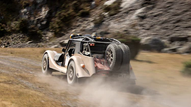 Morgan Plus Four CX-T – rear quarter